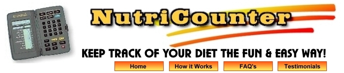 NutriCounter - The Diet and Calorie Calculator